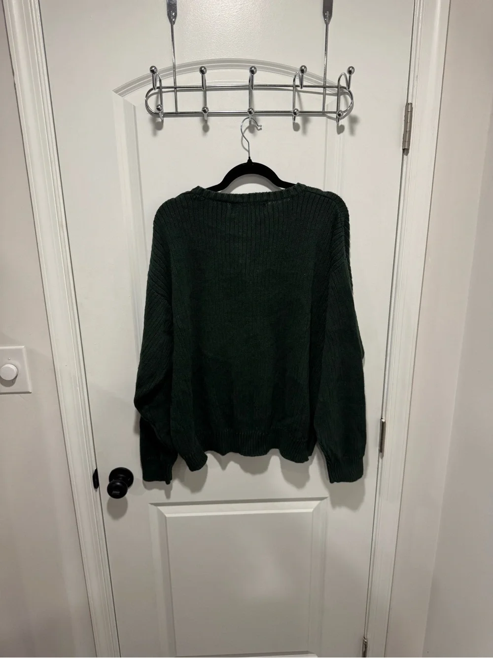 American Eagle Outfitters Dark Green Crewneck Sweater